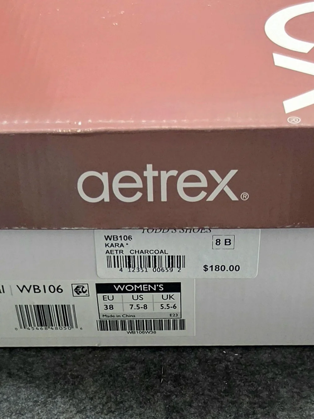 Aetrex Kara Charcoal Suede Boots- Size 8 - New In Box